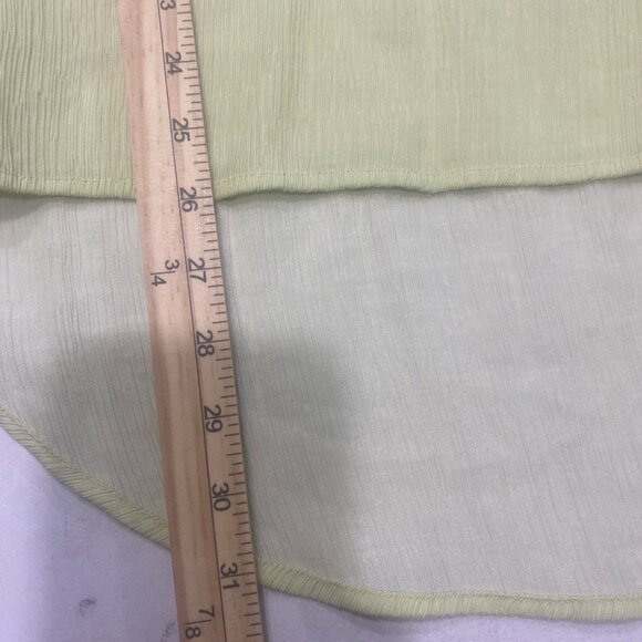 Christopher & Banks Tunic Top Womens XL Light Green Long Sleeve Blouse Flowy She - Picture 11 of 12